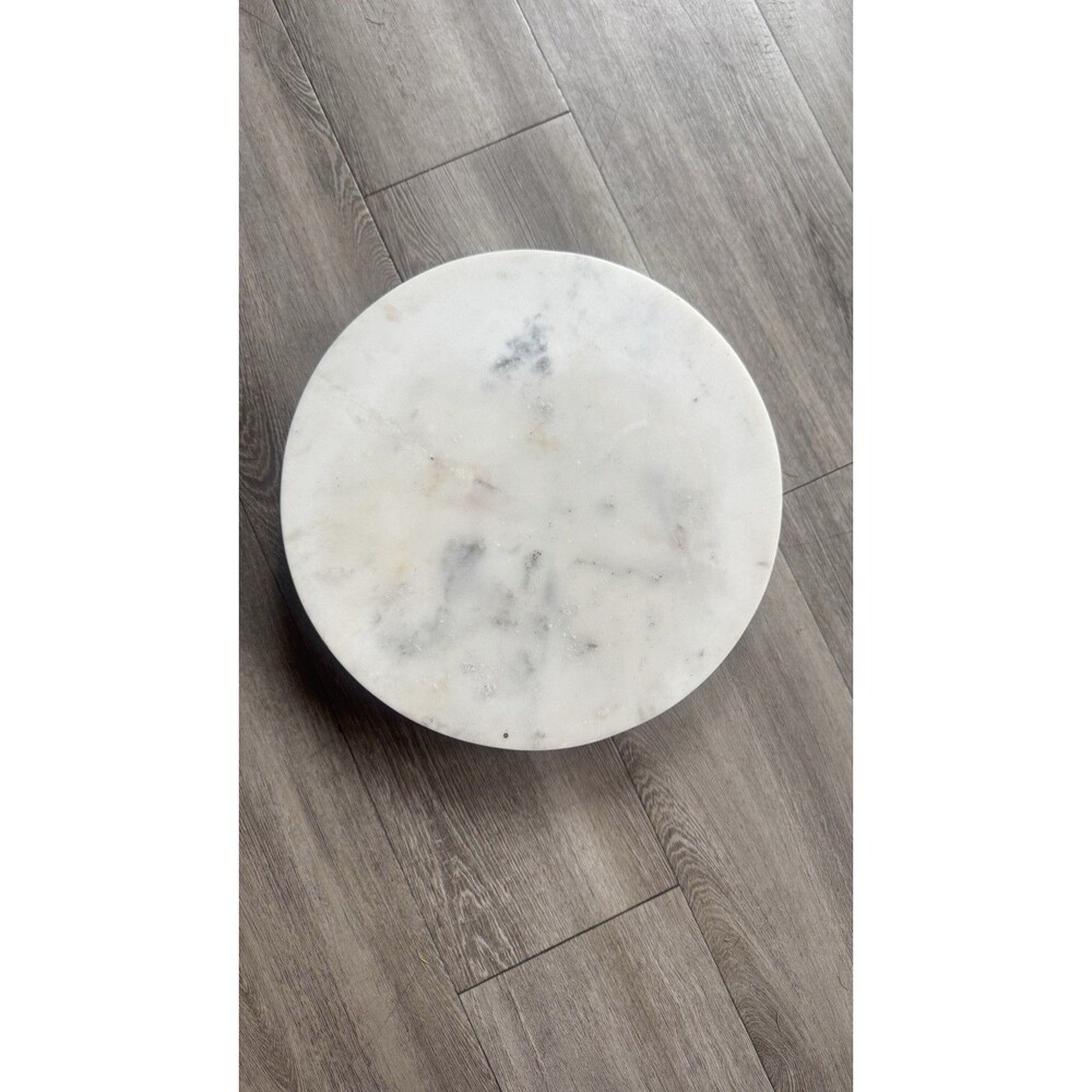 12'' Marble Lazy Susan for Countertop Kitchen Turntable Storage Turner Counter..
